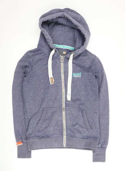 Superdry Women's Blue Full Zip Hoodie XS