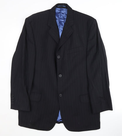 Mens UK Size 40 Daniel Hechter  Black Suit Jacket
