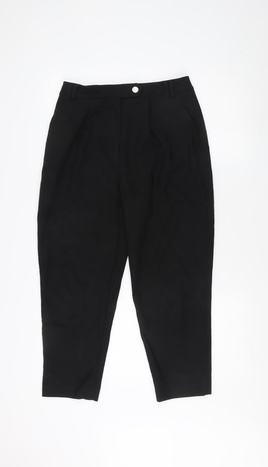 Whistles Women's Black Trousers Size 10 Cotton