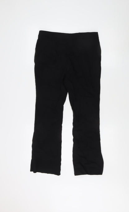 Womens UK Size 12 MNG   Black Trousers