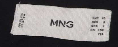 Womens UK Size 12 MNG   Black Trousers