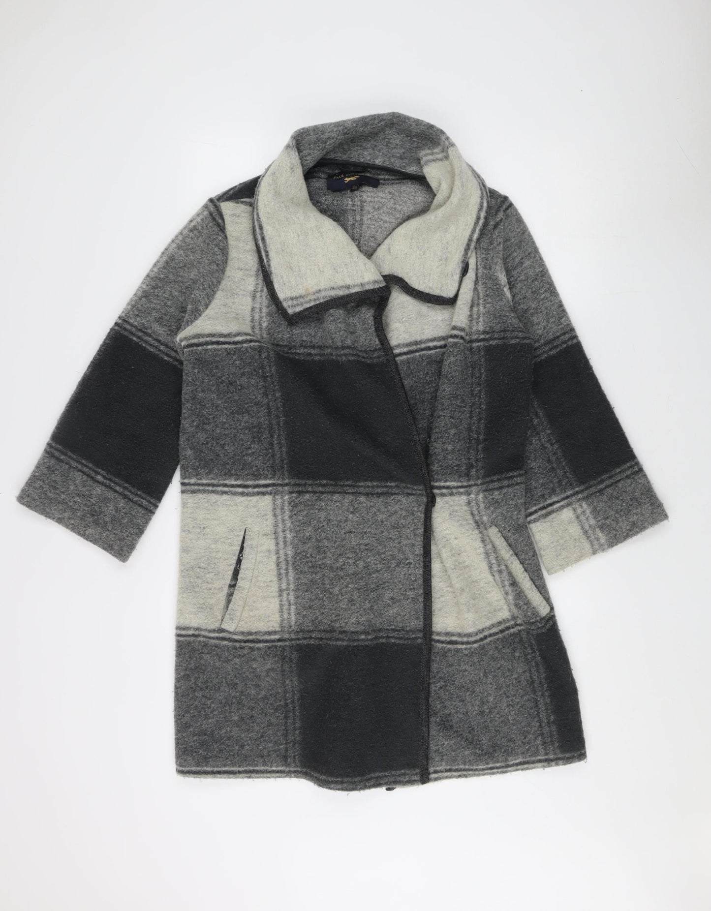 Womens UK Size M Paul Costelloe Grey Overcoat