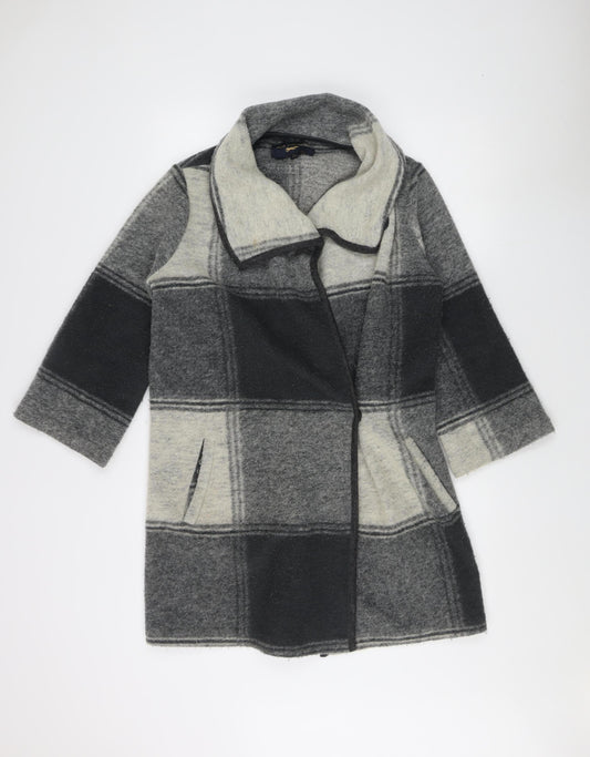 Womens UK Size M Paul Costelloe Grey Overcoat