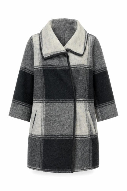 Womens UK Size M Paul Costelloe Grey Overcoat