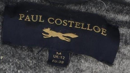 Womens UK Size M Paul Costelloe Grey Overcoat
