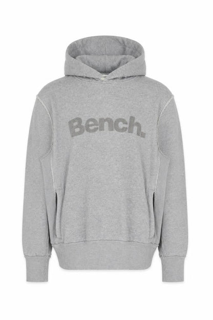 Unisex Adults UK Size M Bench Grey Pullover Hoodie