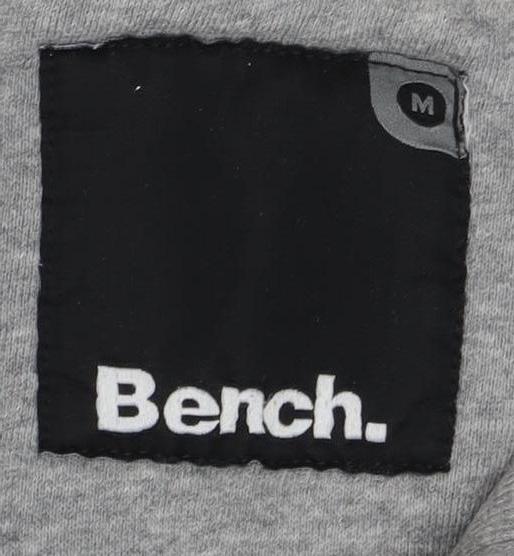 Unisex Adults UK Size M Bench Grey Pullover Hoodie