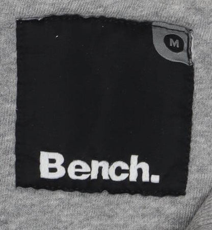 Unisex Adults UK Size M Bench Grey Pullover Hoodie