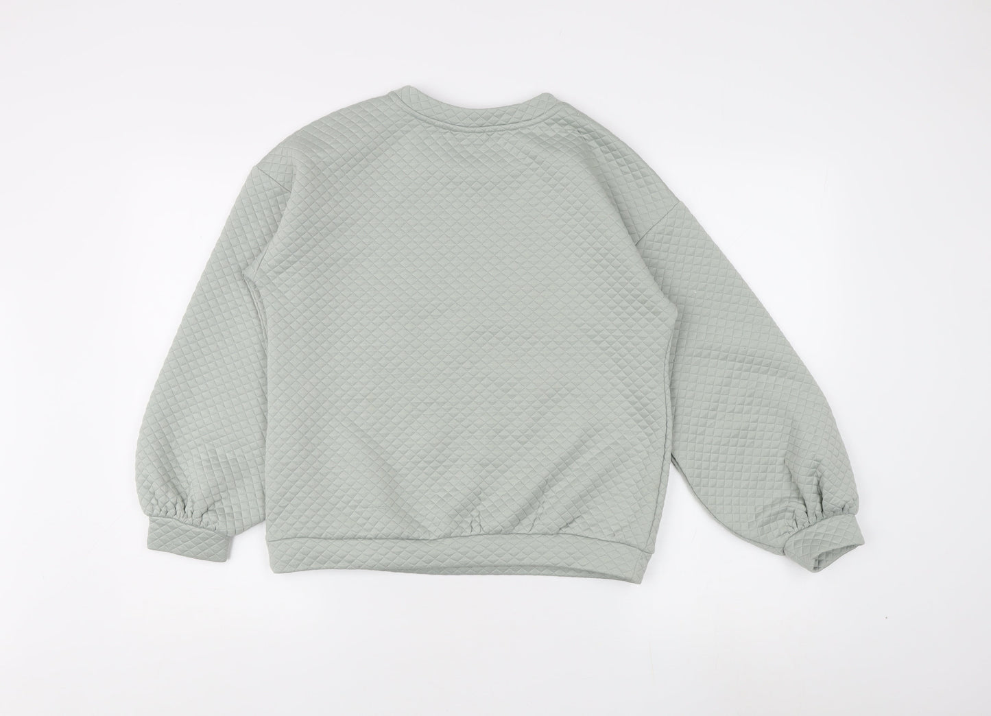 Womens UK Size 8/10 FRIENDS Green Pullover Sweatshirt