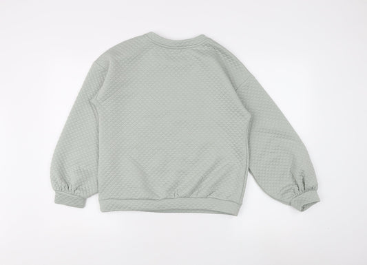 Womens UK Size 8/10 FRIENDS Green Pullover Sweatshirt