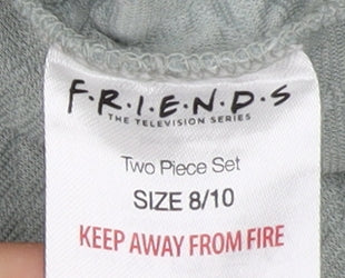 Womens UK Size 8/10 FRIENDS Green Pullover Sweatshirt