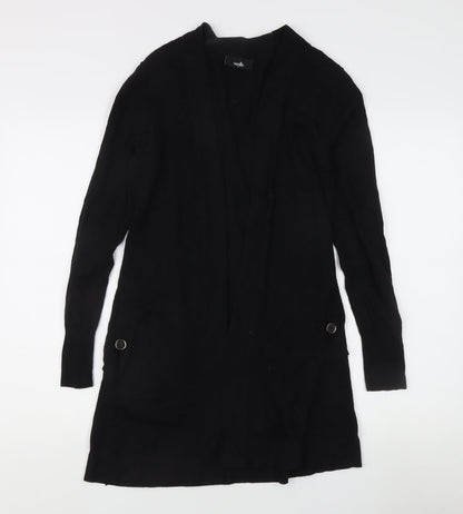 Womens UK Size S Wallis Black Cardigan Jumper