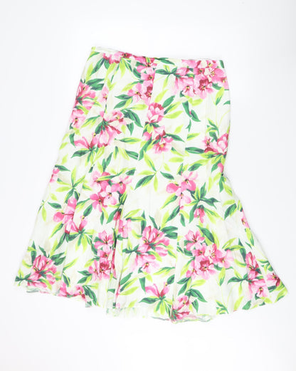 Womens UK Size 12 Viyella Flare  Skirt