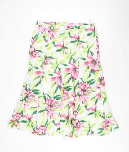 Womens UK Size 12 Viyella Flare  Skirt