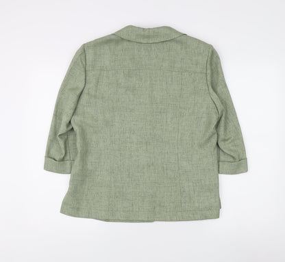 Eastex Green Women’s Blazer Size 16 3/4 Sleeve