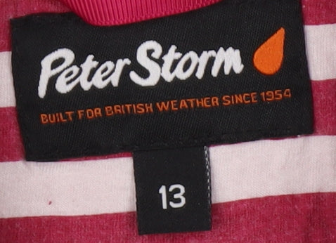 Peter Storm Girls Red Pullover Hoodie - 13 Years