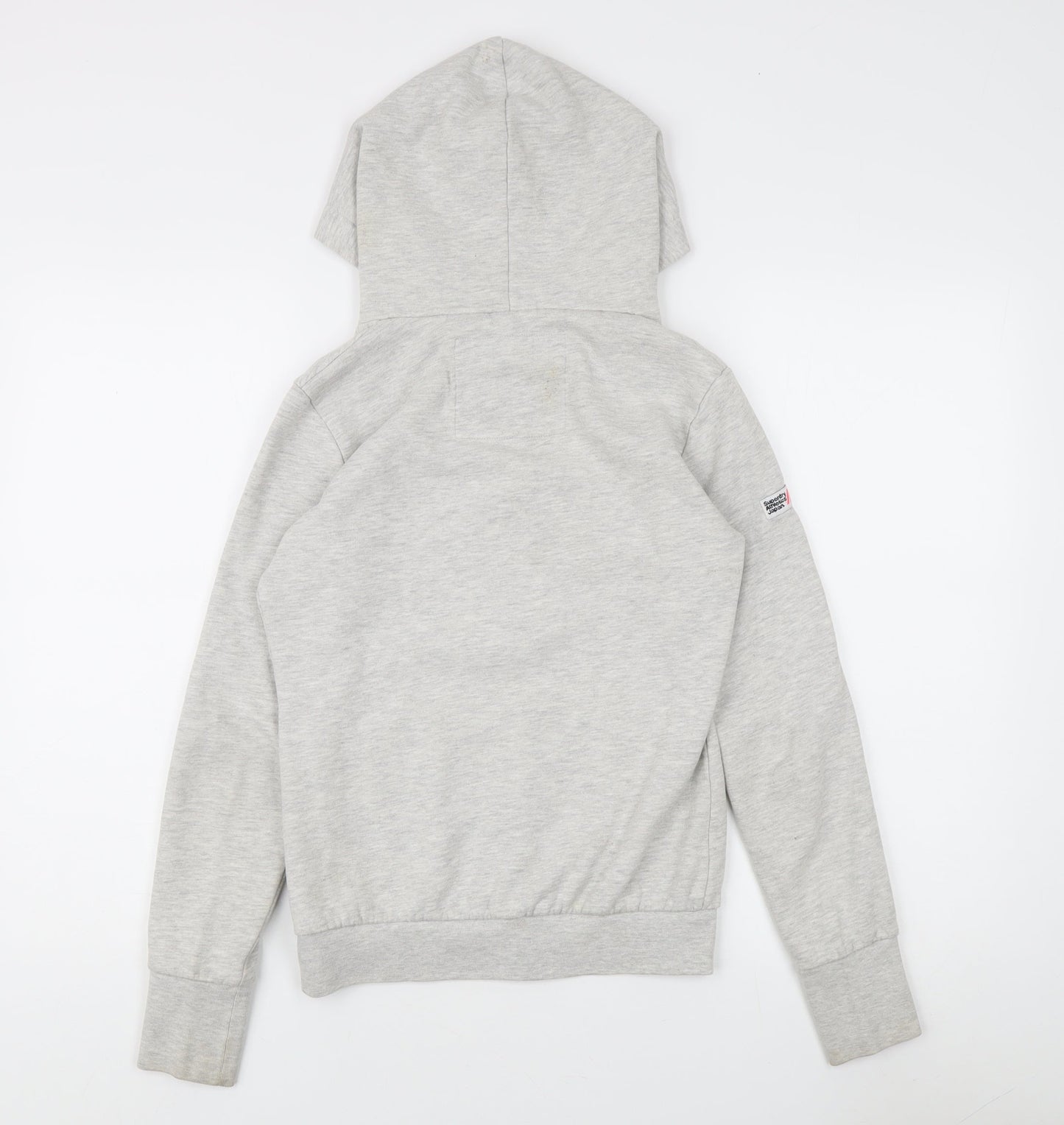 Superdry Women's Grey Full Zip Hoodie - S