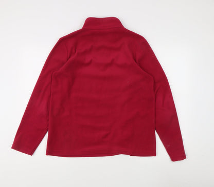 Regatta Women's Red Fleece Lightweight Sweatshirt Size 14
