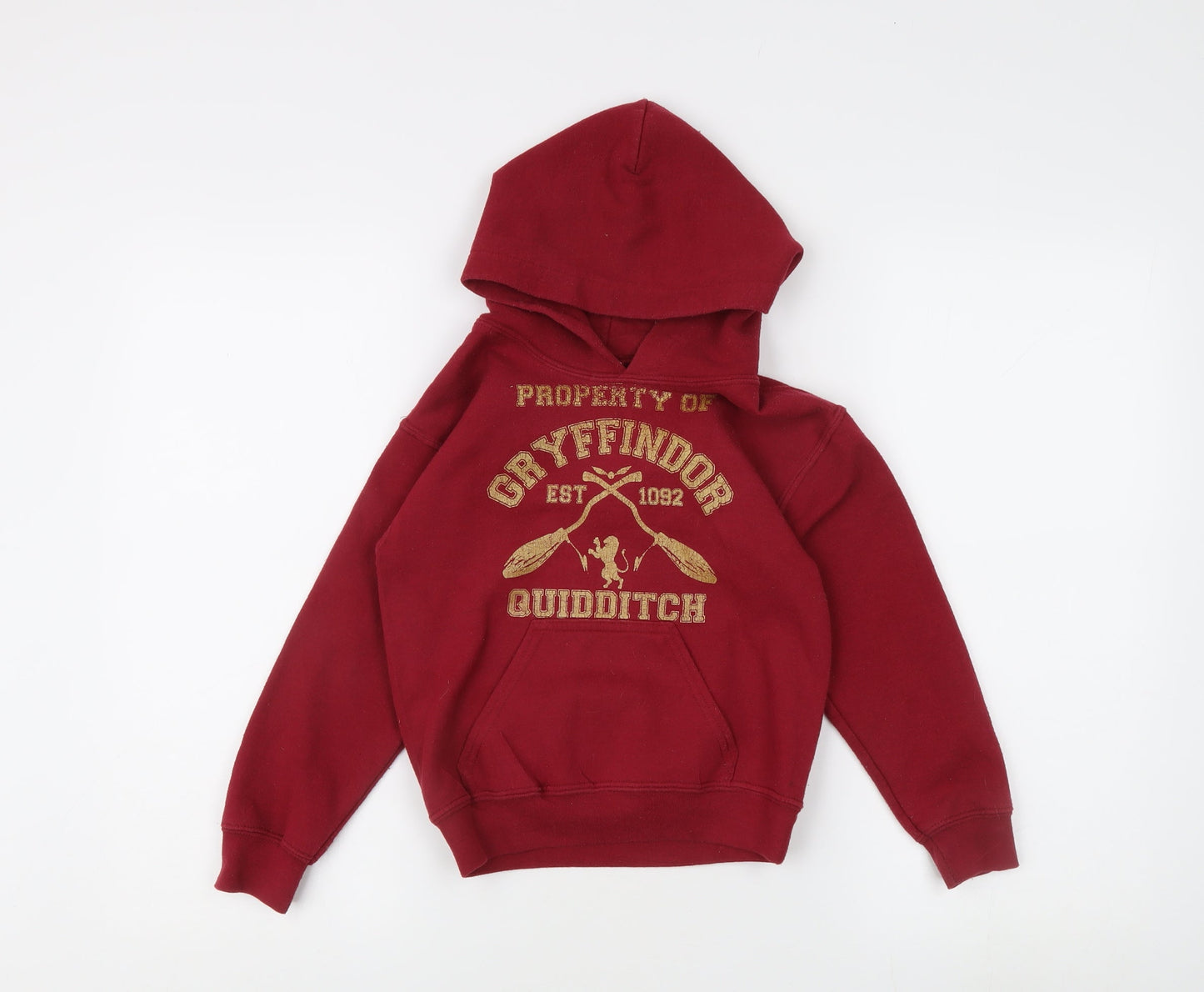Harry Potter Boys Red XS HGryffindor Pullover Hoodie