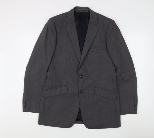 Mens UK Size 38 Reiss Regular Grey Suit Jacket
