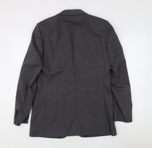 Mens UK Size 38 Reiss Regular Grey Suit Jacket