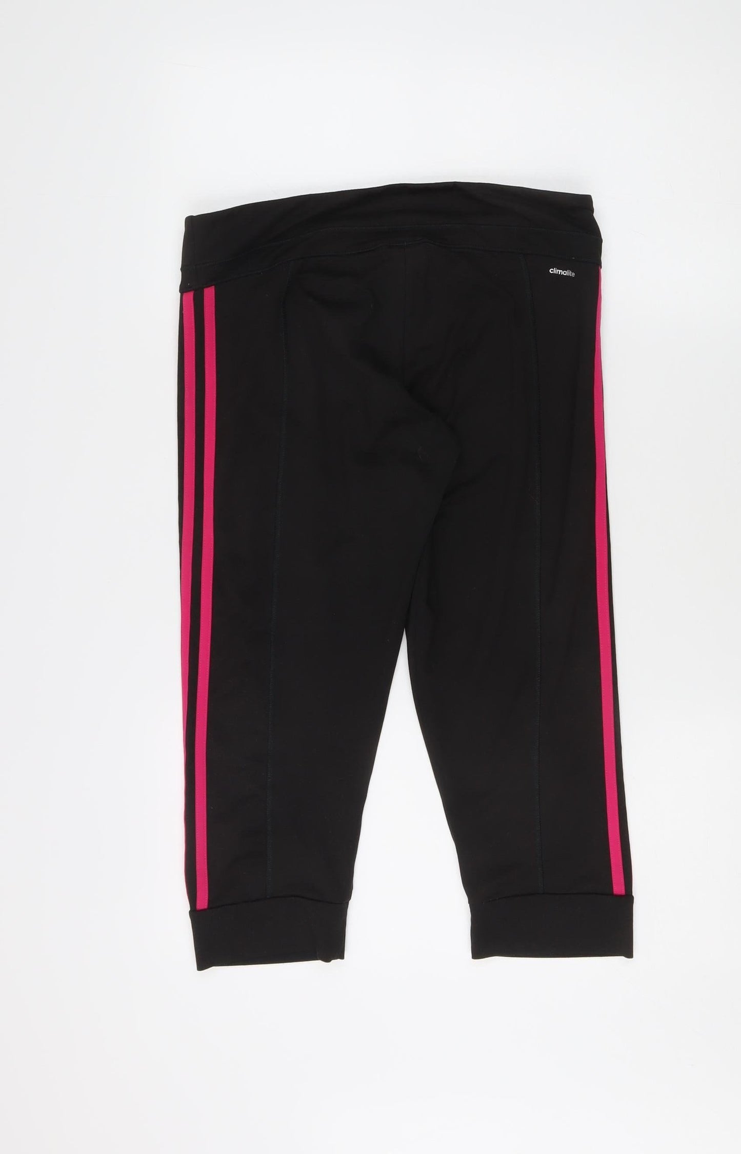 Adidas Women's Black Capri Trousers M Stretch