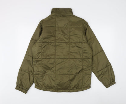 Womens UK Size S Columbia Green Puffer Jacket