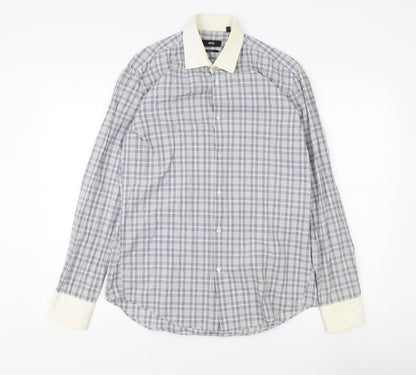 Mens UK Collar Size 39 Boss Smart Multicoloured  Dress Shirt