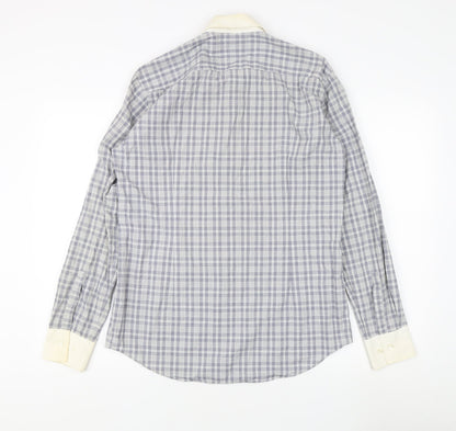 Mens UK Collar Size 39 Boss Smart Multicoloured  Dress Shirt