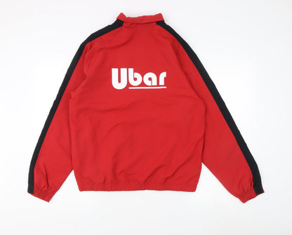 Unisex Adults UK Size S Nike Red Basic Jacket
