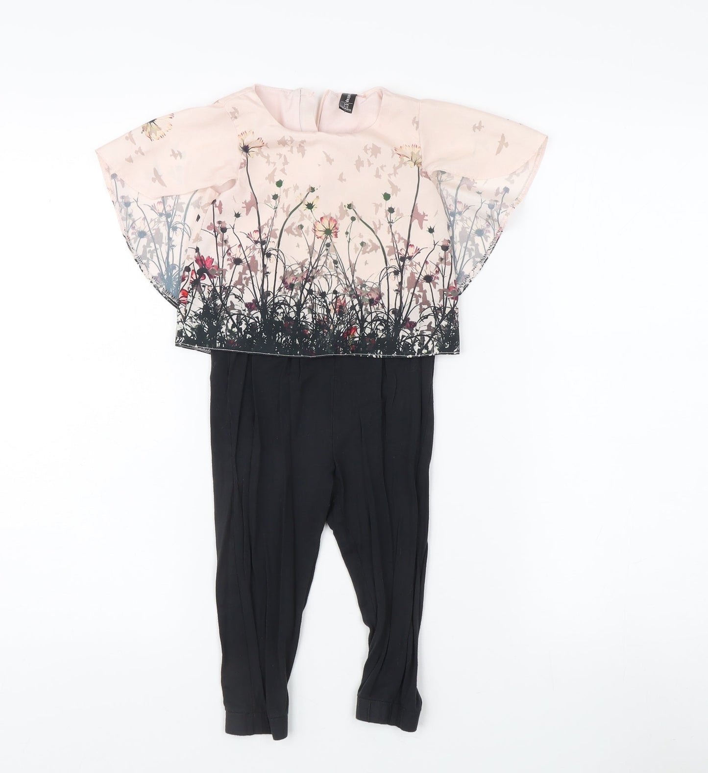 Firetrap Girls Floral Dress Set, Black, 12-24 Months