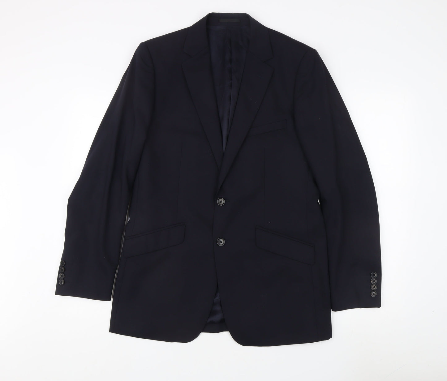 Mens UK Size 38 Reiss Regular Blue Suit Jacket