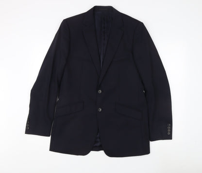 Mens UK Size 38 Reiss Regular Blue Suit Jacket