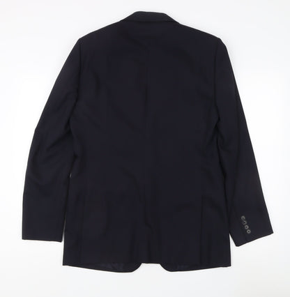 Mens UK Size 38 Reiss Regular Blue Suit Jacket