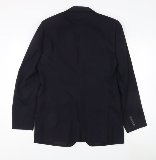 Mens UK Size 38 Reiss Regular Blue Suit Jacket