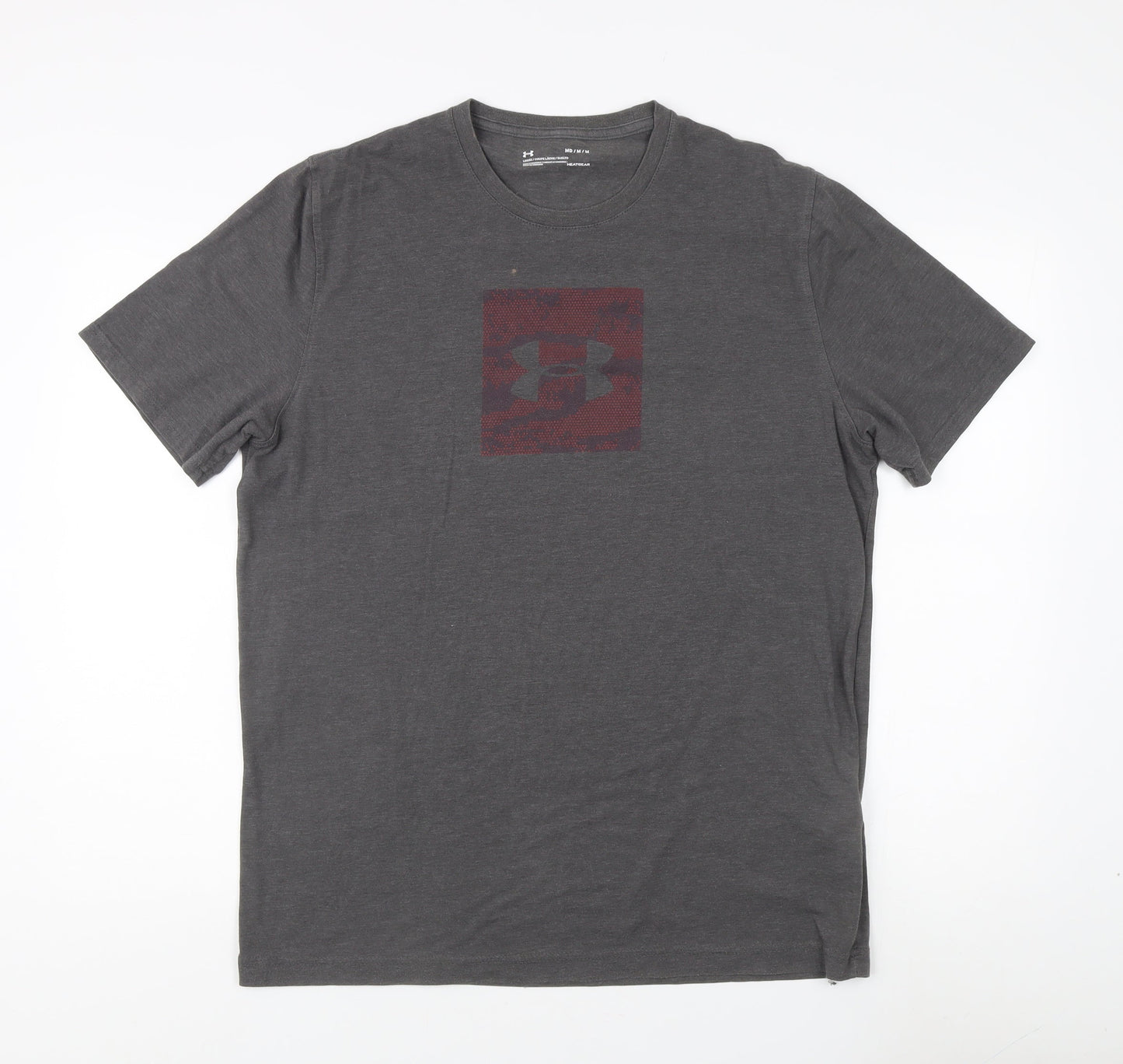 Under Armour Men's Grey Graphic Sports T-Shirt, Size M