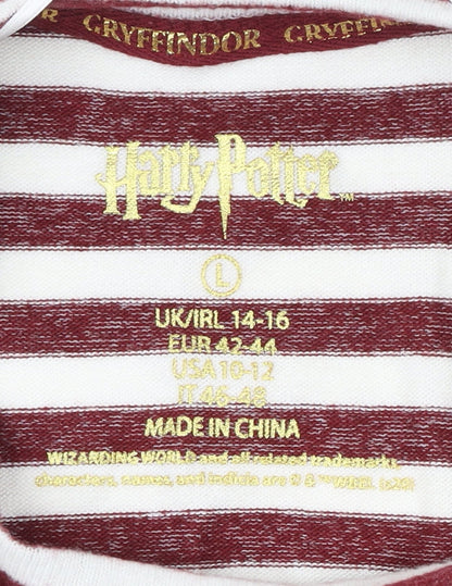 Womens UK Size 14 Harry Potter Red Pullover Sweatshirt