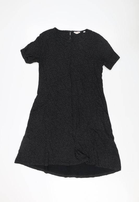 Fat Face Women's Black Shift Dress Size 12