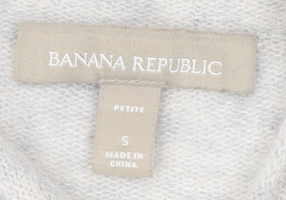 Banana Republic Women's Grey Petite Wool Pullover Jumper