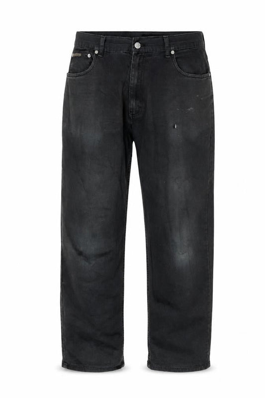 Mens UK Size 34 Calvin Klein Jeans  Straight Black Jeans