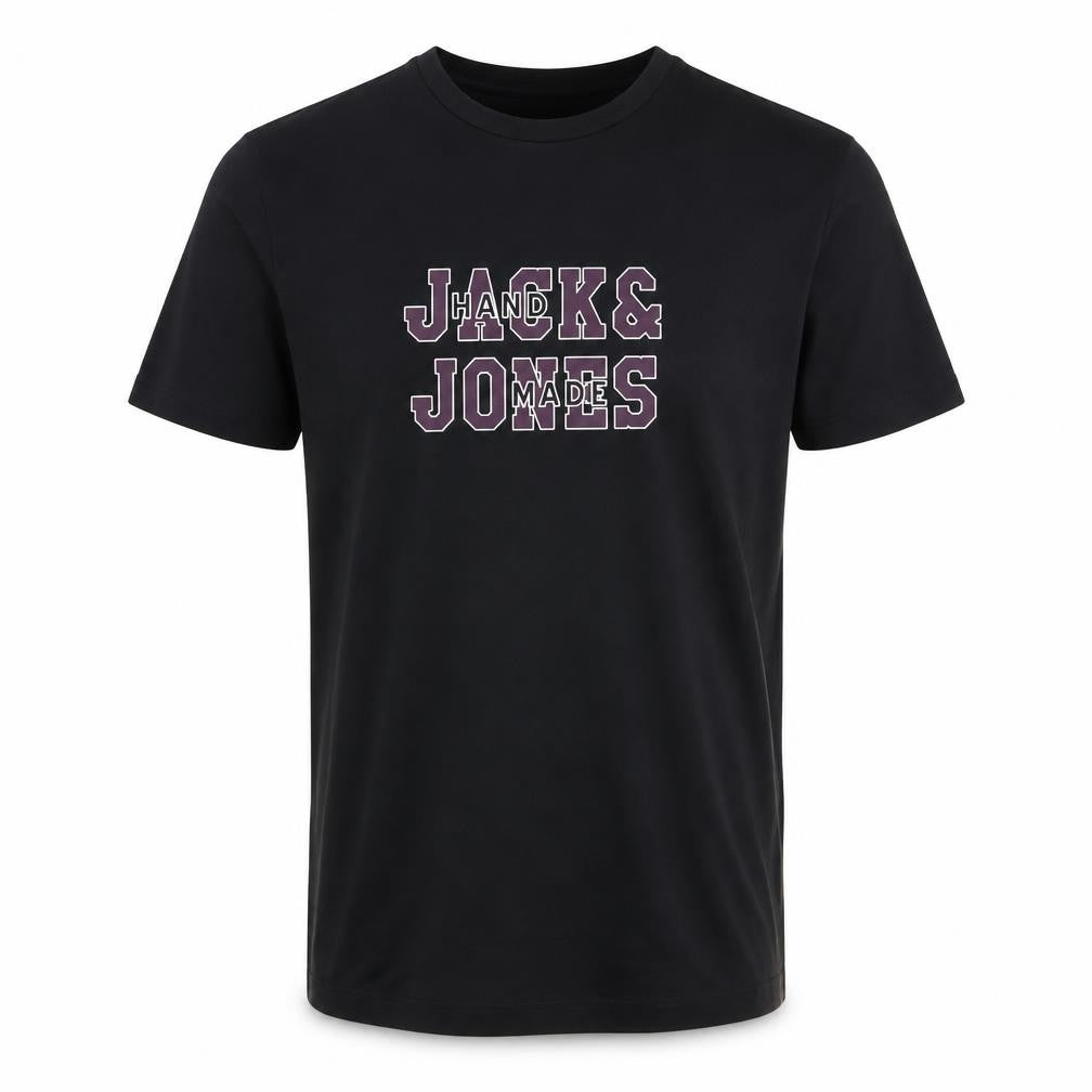 Mens UK Size L JACK & JONES Black  T-Shirt