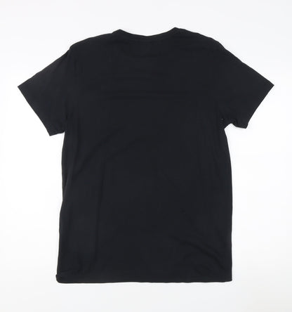 Mens UK Size L JACK & JONES Black  T-Shirt