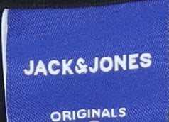 Mens UK Size L JACK & JONES Black  T-Shirt