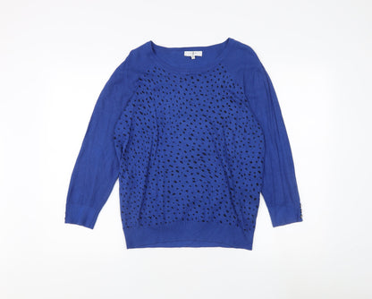 Jasper Conran Women's Blue Pullover Jumper Size 14