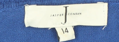 Jasper Conran Women's Blue Pullover Jumper Size 14