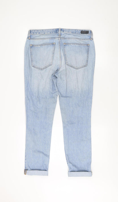 Abercrombie Women’s Blue Distressed Boyfriend Jeans
