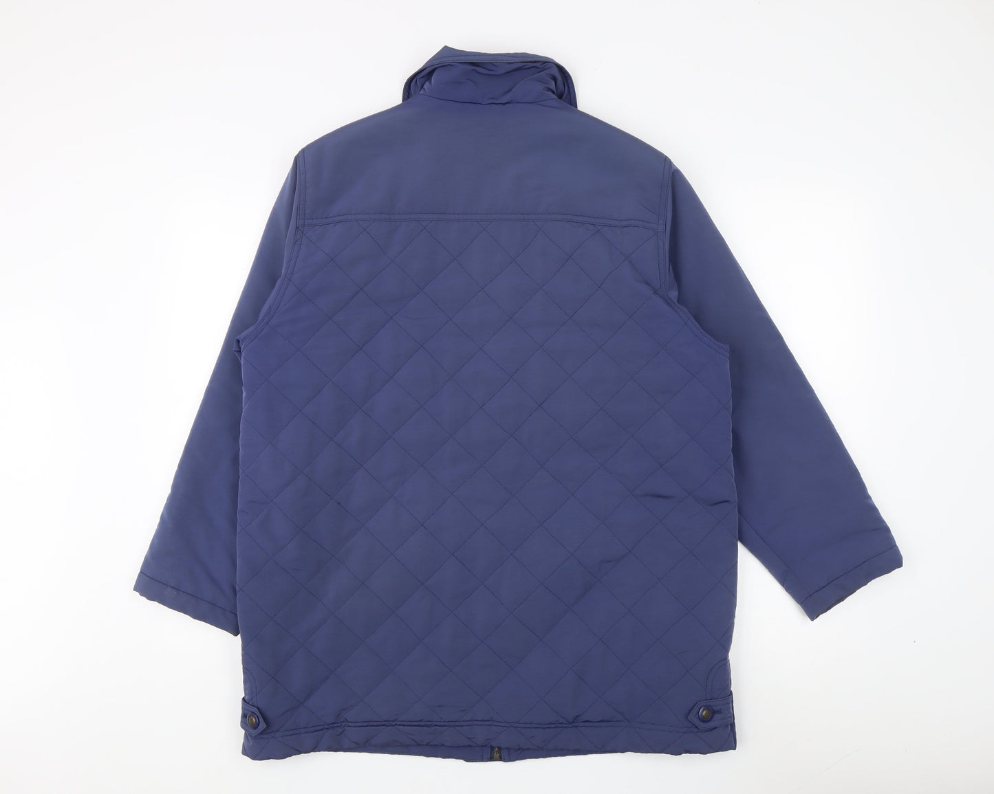 Womens UK Size 12 Eastex Blue Quilted Coat
