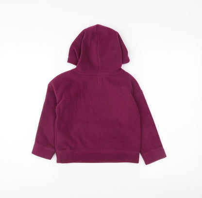 Gap Girls Purple Hoodie 4 Years Pullover Fleece