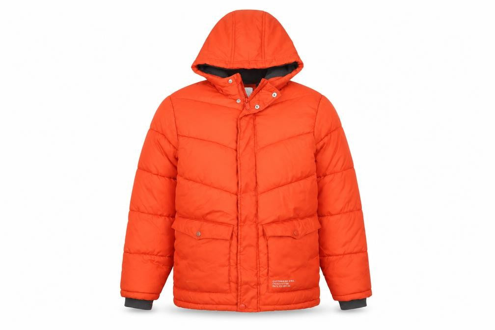Reserved Boys Orange Hooded Puffer Jacket Size 164