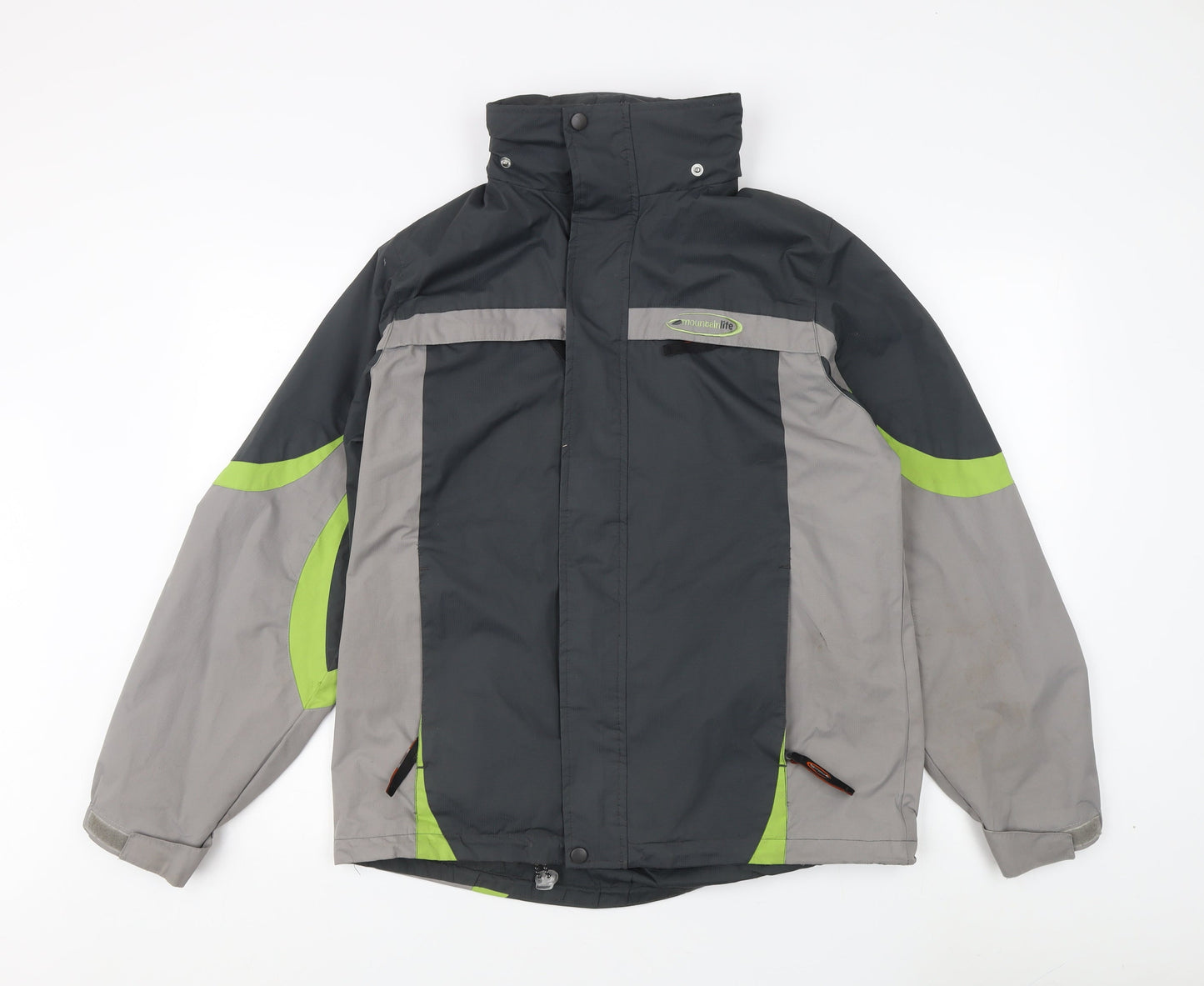 Mens UK Size S Mountainlife Multicoloured Windbreaker Coat